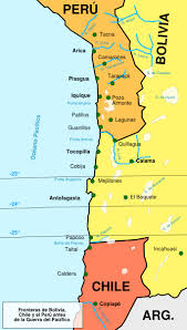 mapa guerra chile peru
