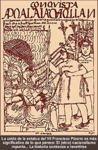 Dibujo de Guamán Poma de Ayala. Etnocacerismo